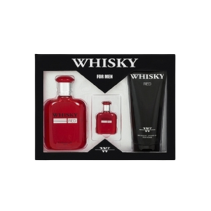 Набор Evaflor Whisky Red (туалетная вода + туалетная вода миниатюра + гель для душа) 100+7.5+200ml