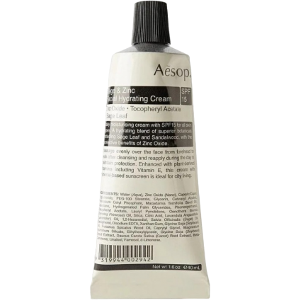 Увлажняющий крем для лица Aesop sage & zinc facial hydrating cream spf15 | 40ml